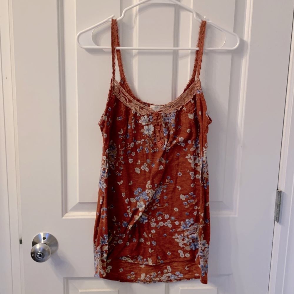 Size medium red floral Urban Outfitters camisole